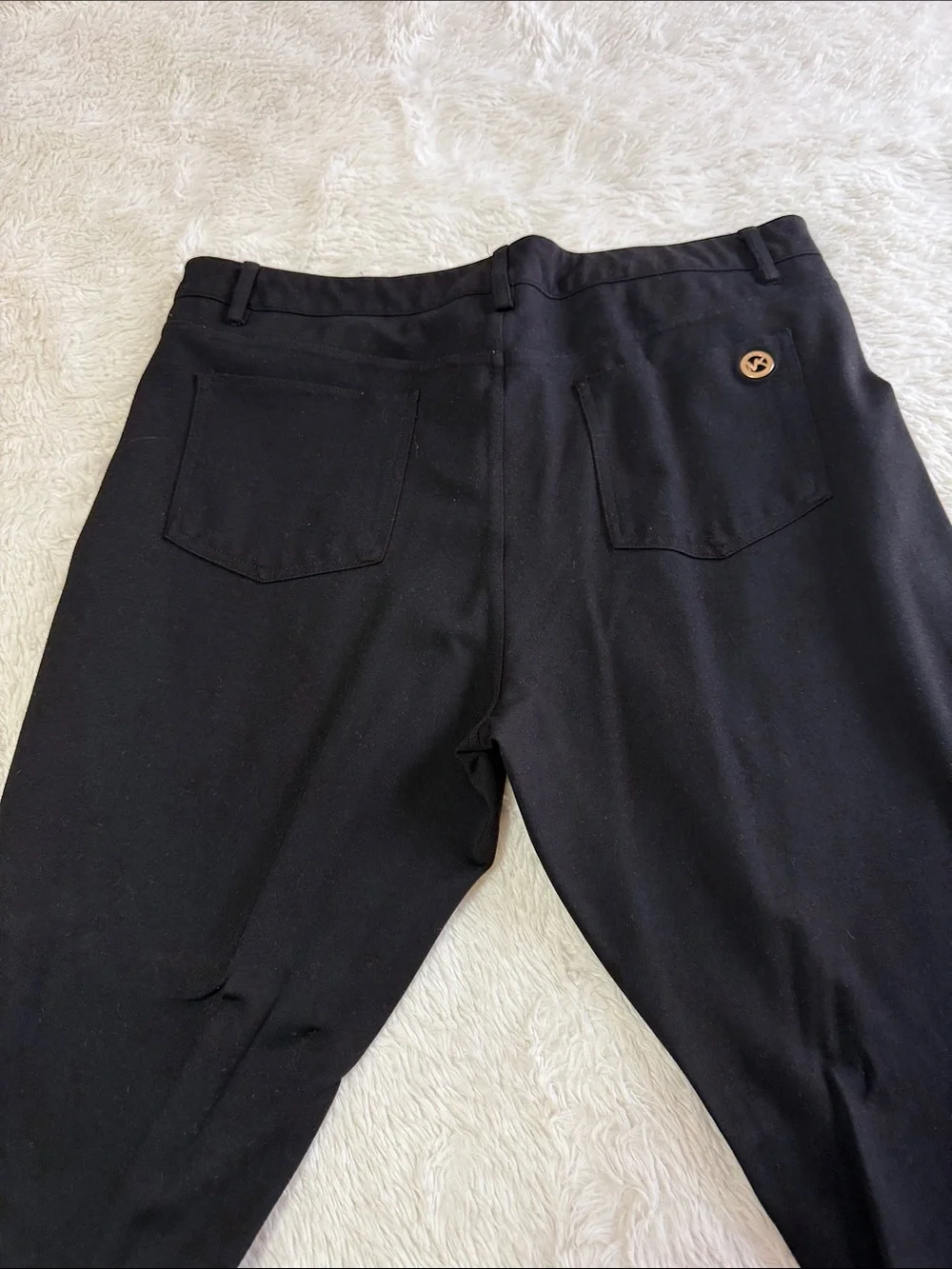 Michael Kors Black Straight Leg Pants